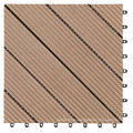 Fire Rated Wood Plastic Composite WPC Deck Tile